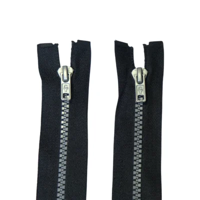 Cierre de plástico - Apariencia aluminio