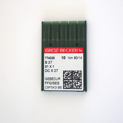 Aguja Dorada Bola Fina Groz-Beckert para Overlock Industrial