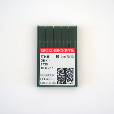 Aguja Dorada Bola Fina Groz-Beckert para Recta Industrial