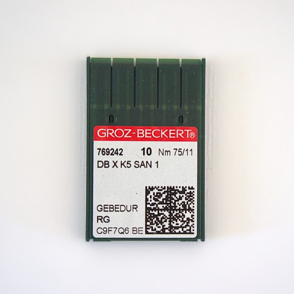 Aguja Dorada Bola Fina Groz-Beckert para Bordadora Industrial